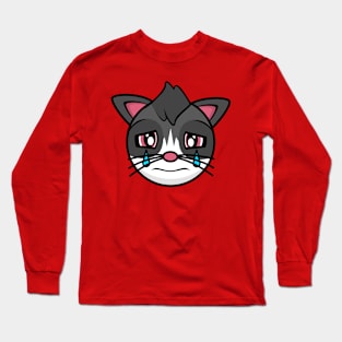 Sad Cat Amanda Long Sleeve T-Shirt